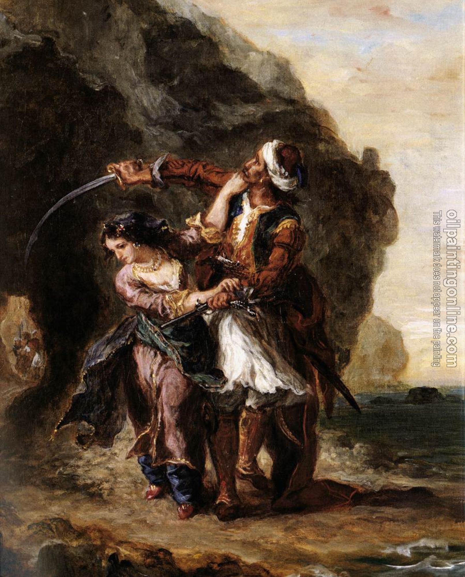 Delacroix, Eugene - The Bride of Abydos